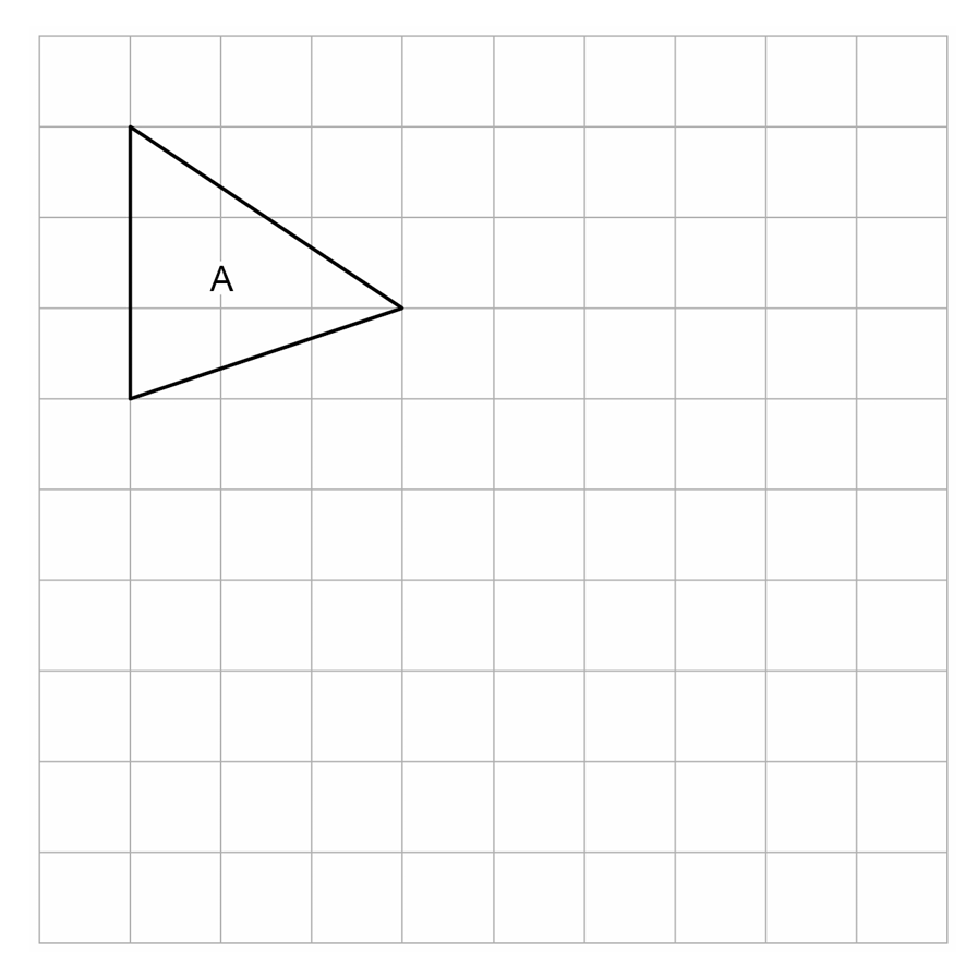 Triangle A on grid